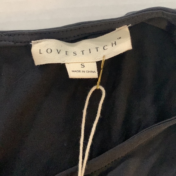 Lovestitch Black Tank Sheath Dress Size Small NWT - Picture 10 of 12